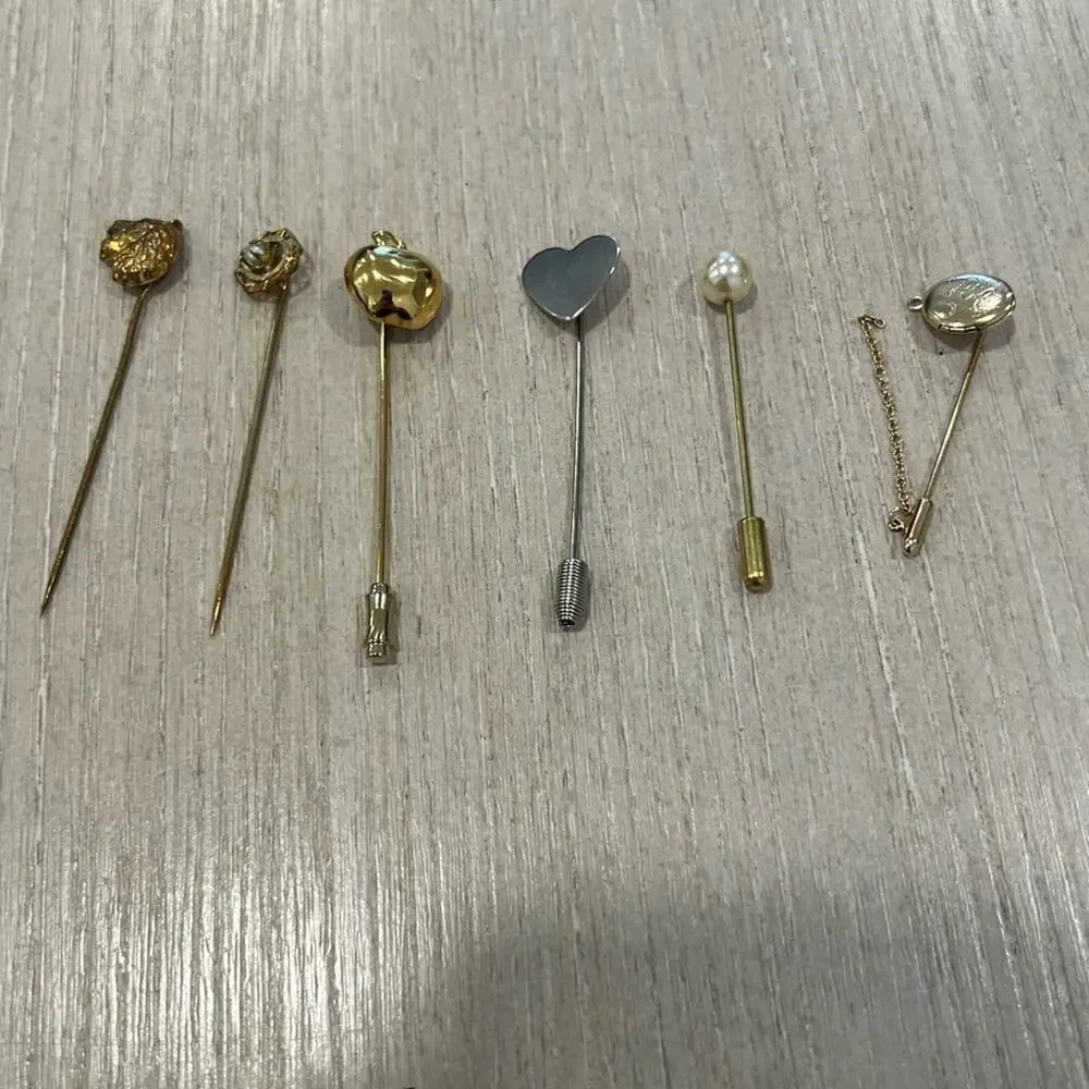 Vintage hat pin set